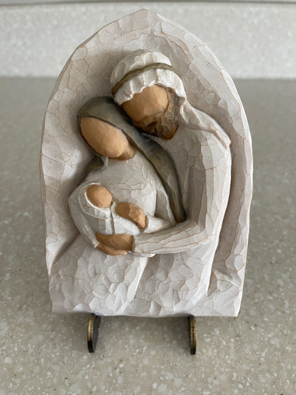 Willow Tree White, Tan & Cream Holy Family Figurine/A child is born